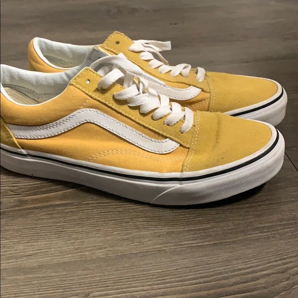 Women’s Yellow Vans Size 8